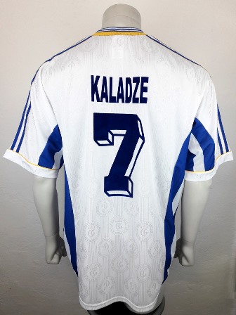 Dynamo Kyiv Kiev match shirt 98/99, worn by Kakha KaladzeDynamo Kyiv Kiev match shirt 98/99, worn by Kakha Kaladze