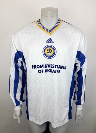Dynamo Kyiv Kiev  player issue shirt 1998/99, worn by Yuriy Dmytrulin