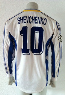 Dynamo Kyiv Kiev fan shirt 1998/99, Andriy Shevchenko