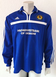 Dynamo Kyiv Kiev match shirt 2000/01, worn by Valentin Byalkevich
