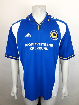 Dynamo Kyiv Kiev match shirt 2001/02, worn by romainian  Florin Cernat
