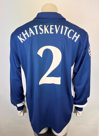 Dynamo Kyiv Kiev match shirt 2002/03, worn by Alyaksandr Khatskevich