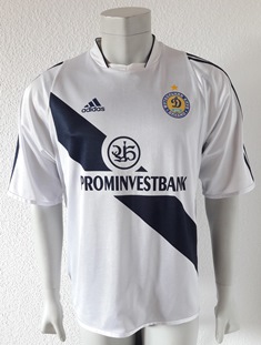 Dynamo Kyiv Kiev match shirt 2003/04, worn by Andriy Nesmachniy