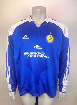 Dynamo Kyiv Kiev match shirt 2004/05, worn by Serhiy Rebrov