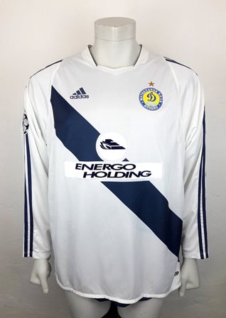Dynamo Kyiv Kiev match shirt 2004/05, worn by Ayila Yussuf