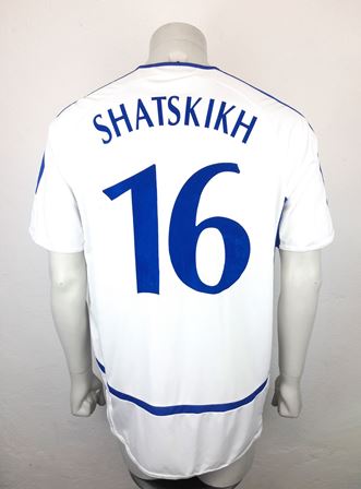 Dynamo Kyiv match shirt 2008/09, worn by Maksim Shatskikh 