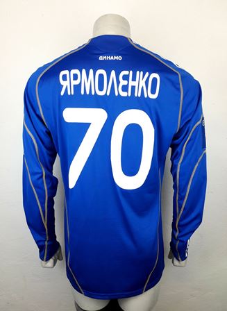 Dynamo Kyiv player issue shirt 2009/10, by ukrainian Anriy Yarmolenko