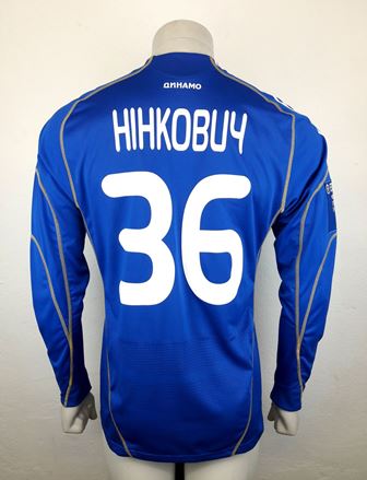 Dynamo Kyiv Kiev match worn shirt 10/11, by Milos Ninkovic