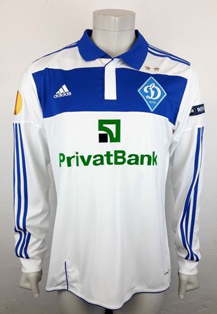 Dynamo Kyiv Kiev match shirt 11/12, worn by Andriy Shevchenko