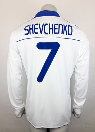 Dynamo Kyiv Kiev match shirt 11/12, worn by Andriy Shevchenko