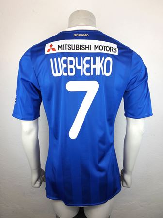 Dynamo Kyiv Kiev match shirt 11/12, worn by Andriy Shevchenko