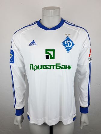 Dynamo Kyiv Kiev match shirt 12/13, worn by Andriy Yarmolenko