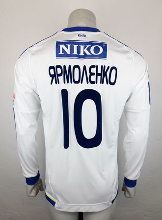 Dynamo Kyiv Kiev match shirt 12/13, worn by Andriy Yarmolenko