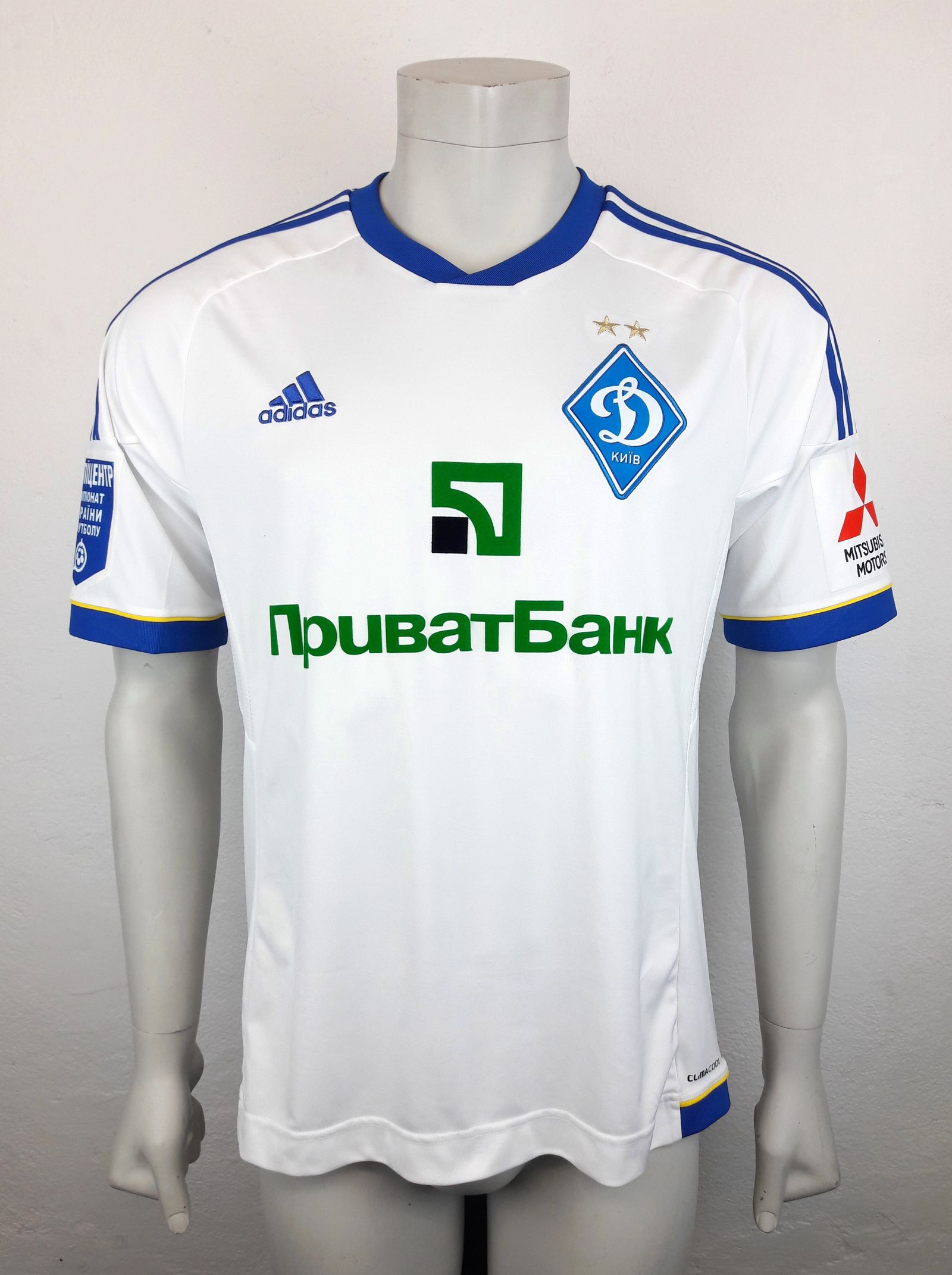 Dynamo Kyiv Kiev match shirt 12/13, worn and signed by Andriy Yarmolenko
