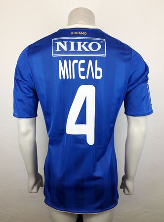Dynamo Kyiv Kiev match worn shirt 12/13, by Miguel Veloso