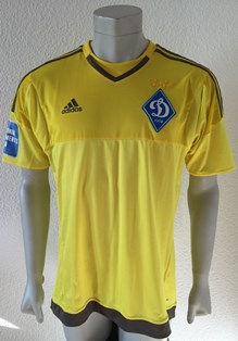 Dynamo Kyiv Kiev match shirt 16/17, worn and signed by Oleksandr Shovkovskiy