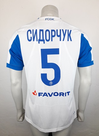 Dynamo Kyiv Kiev match shirt 18/19, worn by Serhiy Sydorchuk