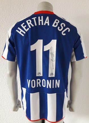 Fan shirt Hertha Berlin by ukrainian Andriy Voronin
