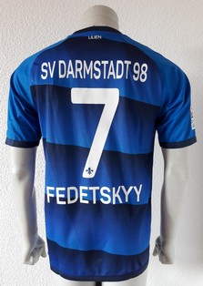 Match worn shirt SV Darmstadt 98 2016/17 by ukrainian Artem Fedetskyi