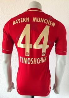 Match worn shirt Bayern Munich 2011/12 by ukrainian Anatoliy Tymoshchuk