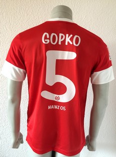 Match worn shirt FSV Mainz 05 by Yevhen Gopko