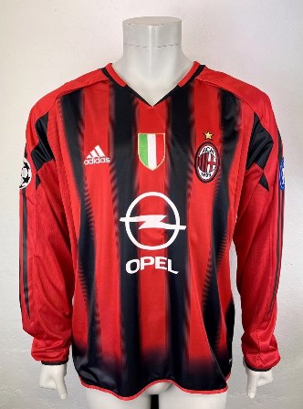 AC Milan match shirt 2004/05, worn by Andriy Shevchenko